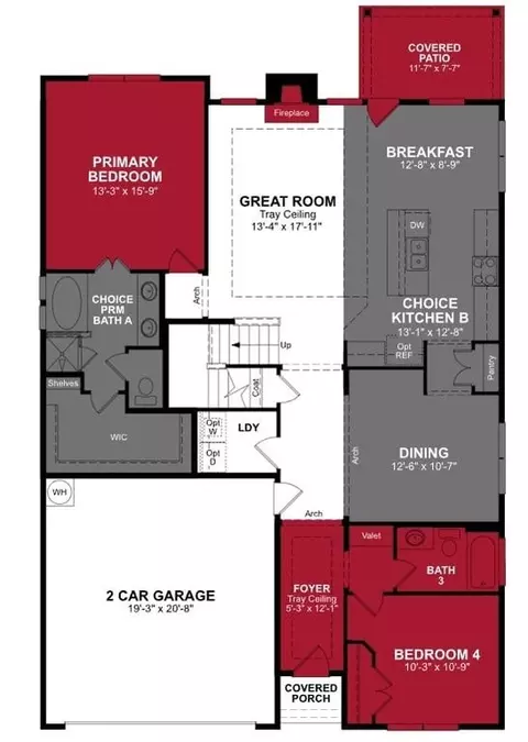 Floorplan - 2416 Bernham Dr, Celina, TX 75009 photo 1 of 1