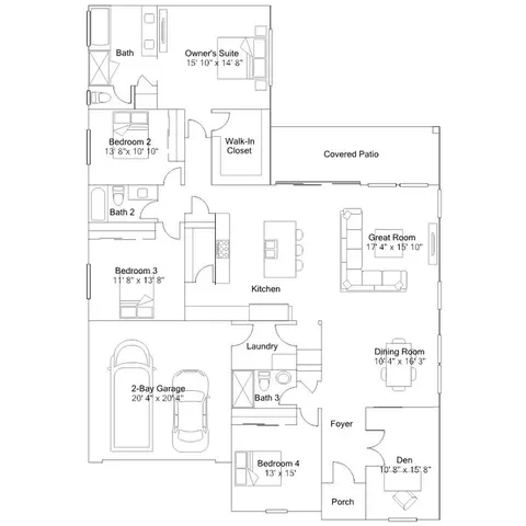 Floorplan - Jewetta & 7th Standard, Shafter, CA 93263 photo 1 of 1