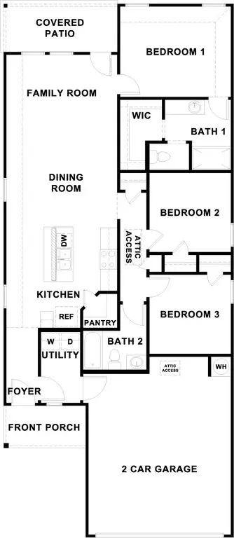 Floorplan - 336 Bollinger Blvd, Maxwell, TX 78656 photo 1 of 1