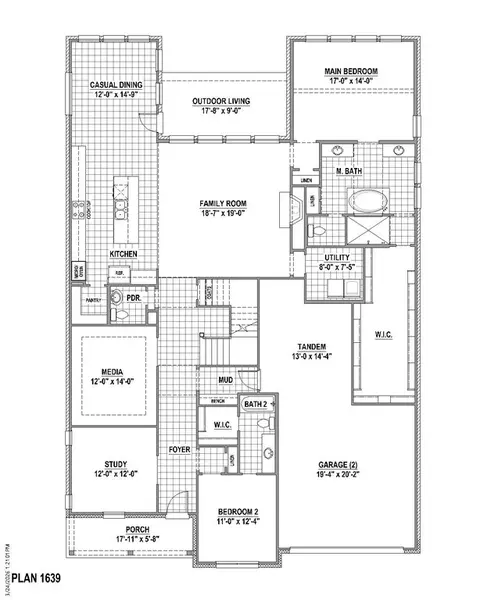 Floorplan - 910 Shooting Star Dr, Prosper, TX 75078 photo 1 of 3