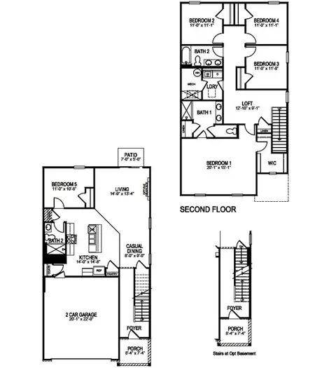 Floorplan - 12204 Hideout Pass, Fort Wayne, IN 46818 photo 1 of 1
