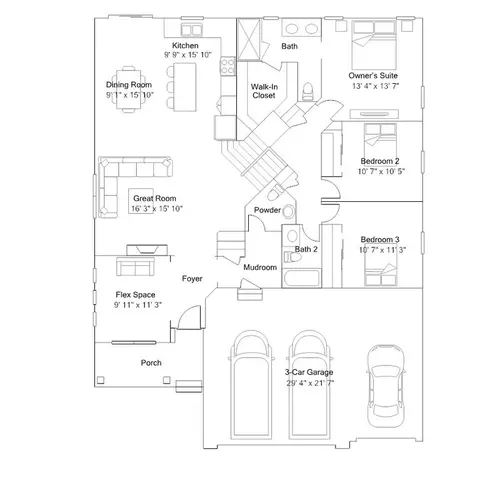 Floorplan - 734 151st Ln NW, Andover, MN 55304 photo 1 of 6