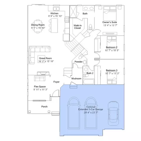 Floorplan - 734 151st Ln NW, Andover, MN 55304 photo 3 of 6