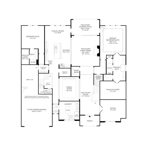 Floorplan - 2613 Novara Trl, Leander, TX 78641 photo 1 of 2