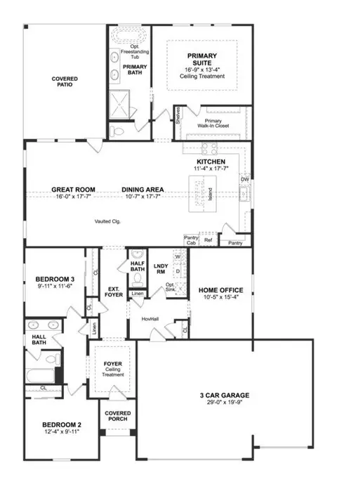 Floorplan - 201 Eldridge Dr, Sealy, TX 77474 photo 1 of 1