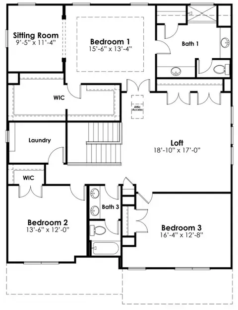 Floorplan - 109 Sunny Stream Dr, Chapin, SC 29036 photo 2 of 2