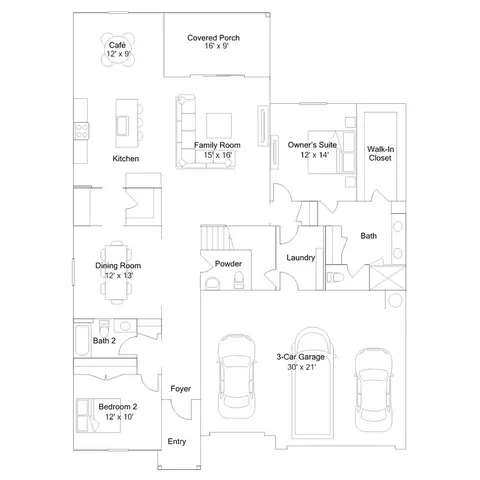 Floorplan - 1054 SE Mandy Pl, Stuart, FL 34997 photo 1 of 2