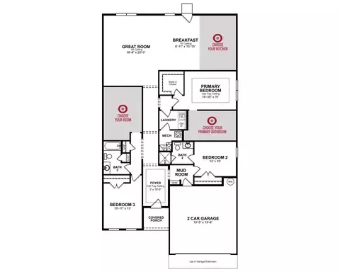 Floorplan - 113 Buckingham Dr, Conway, SC 29526 photo 1 of 1