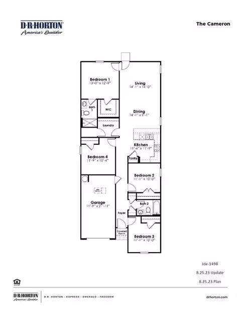 Floorplan - 137 Bjorn Way, Longs, SC 29568 photo 1 of 1