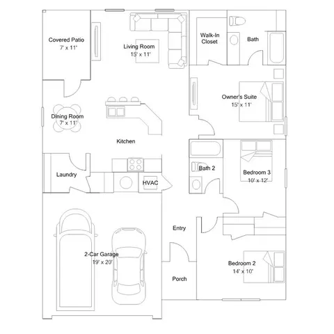 Floorplan - 365 Troubadour Ln, Jasper, AL 35501 photo 1 of 1