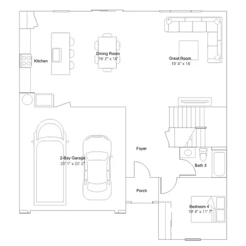 Floorplan - 2003 Wildcat St, Manteca, CA 95336 photo 1 of 2