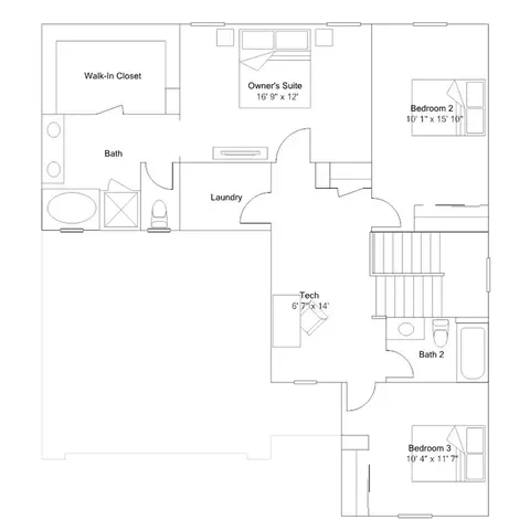 Floorplan - 2003 Wildcat St, Manteca, CA 95336 photo 2 of 2