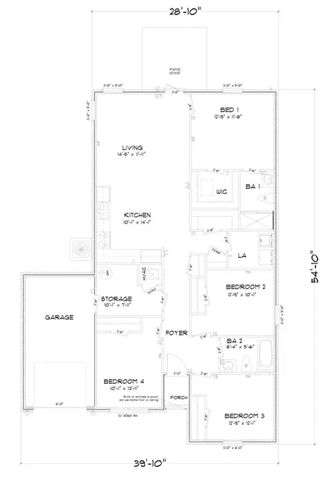 Floorplan - 13659 Addison Pl, Foley, AL 36535 photo 1 of 1