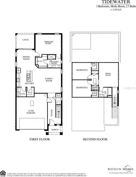 Floorplan - 3809 Daybreak Run Loop, Spring Hill, FL 34609 photo 1 of 1