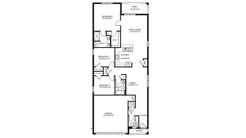 Floorplan - 421 Warm Heron Pl, Ruskin, FL 33570 photo 1 of 1