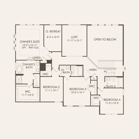 Floorplan - 12823 S Vicarage Dr, Plainfield, IL 60585 photo 2 of 3