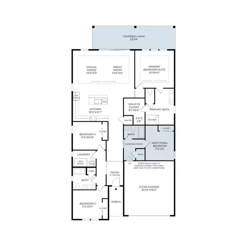 Floorplan - 213 Pine Leaf Dr, Saint Augustine, FL 32092 photo 1 of 2