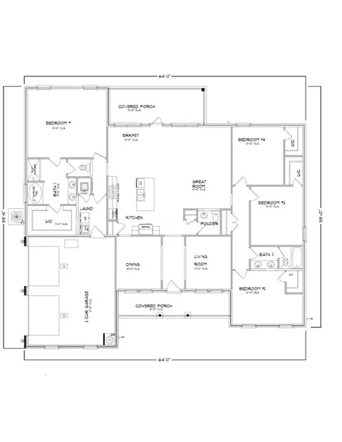 Floorplan - Mcfarland Road, Mobile, AL 36582 photo 1 of 1