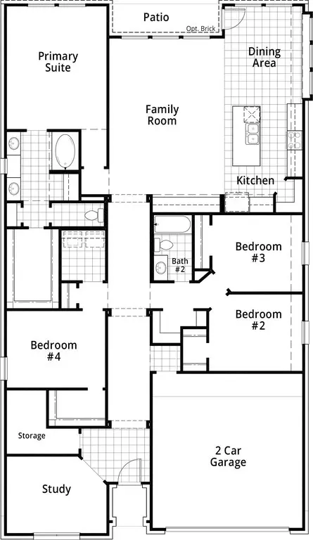 Floorplan - 325 Vale Run, Kyle, TX 78640 photo 1 of 1