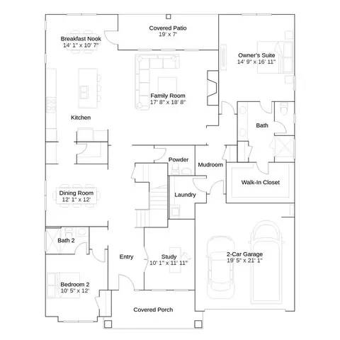 Floorplan - 107 Fraiser St, Simpsonville, SC 29681 photo 1 of 2