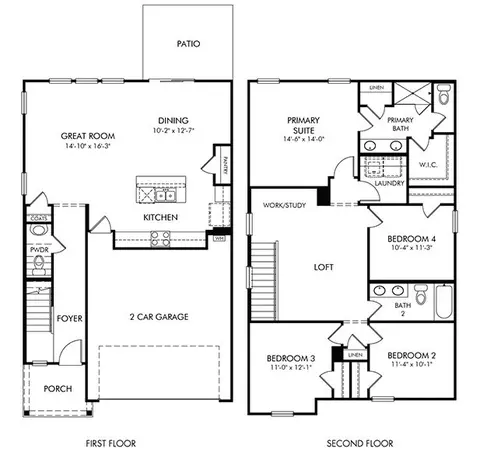 Floorplan - 512 Hadlow St, Greer, SC 29651 photo 1 of 1