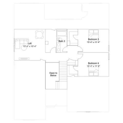 Floorplan - 1505 Odette Way, Durham, NC 27703 photo 2 of 2