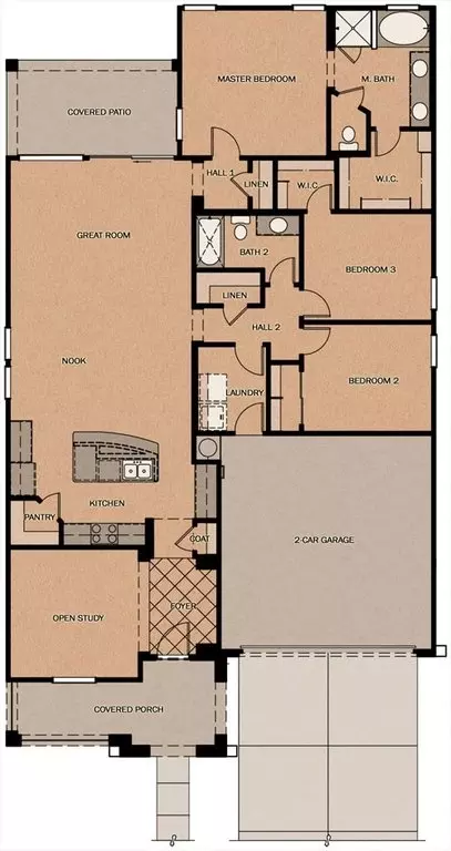 Floorplan - 4260 E Jones St, Gilbert, AZ 85296 photo 1 of 1