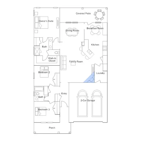 Floorplan - 1209 Beach Way Ln, North Myrtle Beach, SC 29582 photo 2 of 5