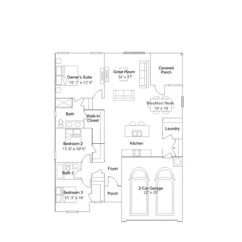 Floorplan - 16 Digging Time Ave, Princeton, NC 27569 photo 1 of 1
