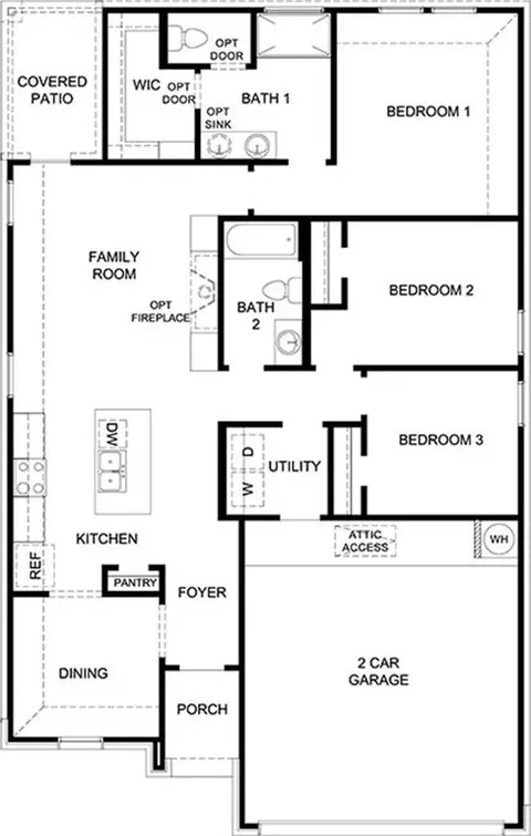 Floorplan - 7304 9th St, Lubbock, TX 79416 photo 1 of 1