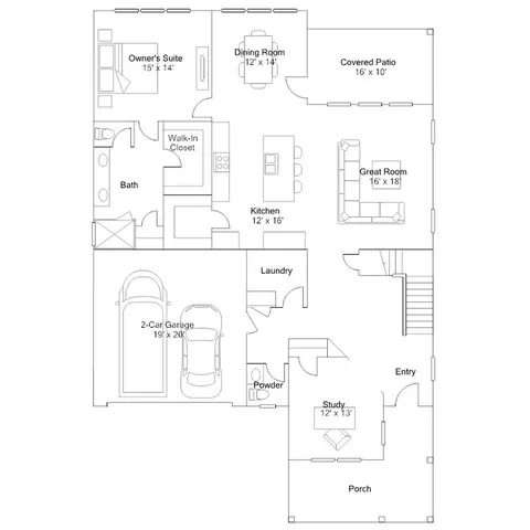 Floorplan - 105 Beamon Loop, Summerville, SC 29486 photo 1 of 5