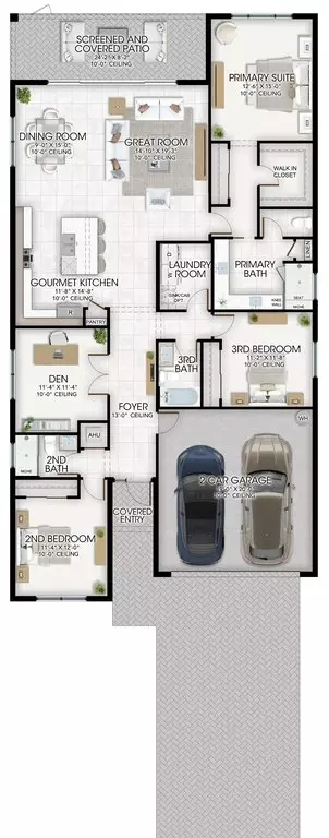 Floorplan - 2841 Ridgecrest Pl, Naples, FL 34112 photo 1 of 1