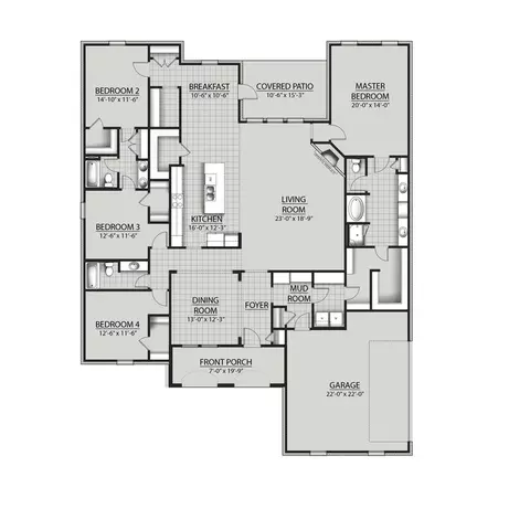 Floorplan - Red Bluff Road, Gloster, LA 71030 photo 1 of 1