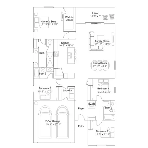 Floorplan - 1809 Lema Ct, Naples, FL 34120 photo 1 of 1