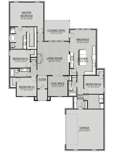 Floorplan - 21 Constellation Ave, Freeport, FL 32439 photo 1 of 1