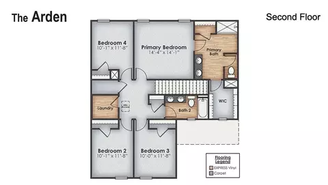 Floorplan - 405 Crocus Ct, Richlands, NC 28547 photo 2 of 3