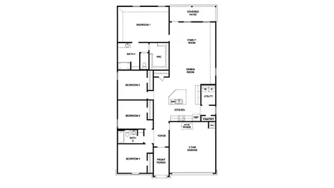 Floorplan - 413 Hector Loop, Georgetown, TX 78626 photo 1 of 1