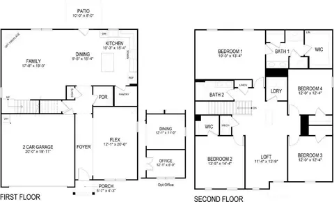 Floorplan - 7372 Bendire Loop, Hixson, TN 37343 photo 1 of 1