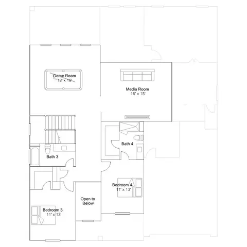 Floorplan - 2411 Tranquil Cedar Dr, Rosenberg, TX 77469 photo 2 of 2