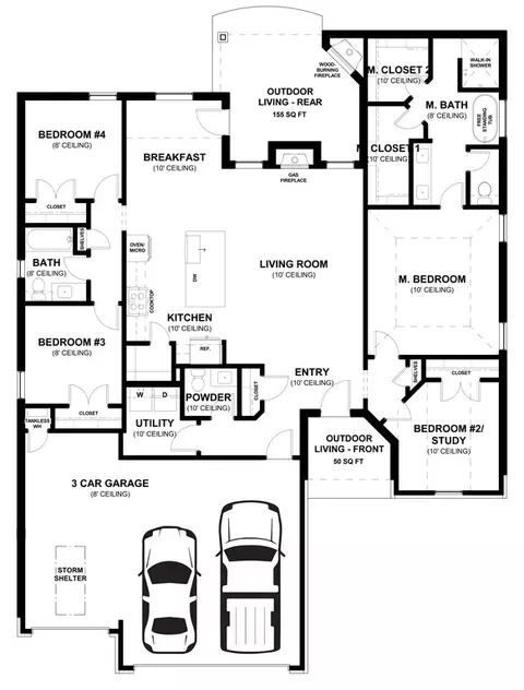 Floorplan - 2920 E Northampton St, Broken Arrow, OK 74014 photo 1 of 1