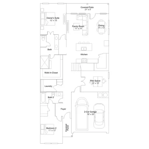 Floorplan - 23816 Tiny Moons Way, Elgin, TX 78621 photo 1 of 2