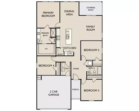Floorplan - 1217 James St, Howe, TX 75459 photo 1 of 1