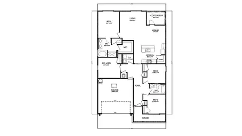 Floorplan - 51 Dockside Rd, Freeport, FL 32439 photo 2 of 2