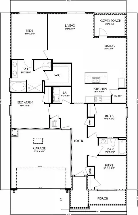 Floorplan - 51 Dockside Rd, Freeport, FL 32439 photo 1 of 2