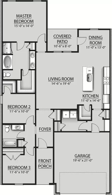 Floorplan - 102 Harveston Way, Scott, LA 70583 photo 1 of 1