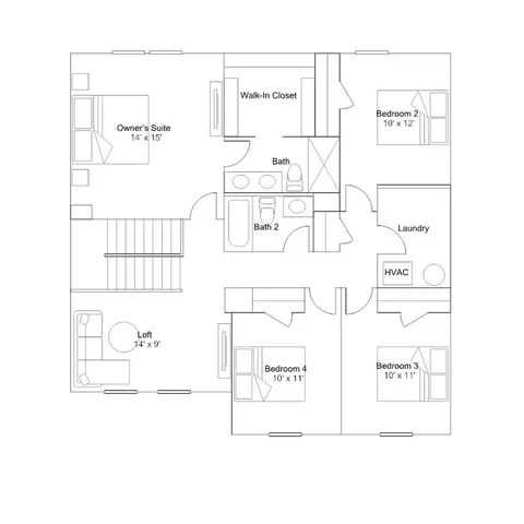 Floorplan - 302 River Birch Way, Warner Robins, GA 31093 photo 2 of 2
