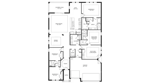 Floorplan - 3980 Kennebunk Loop, Mount Dora, FL 32757 photo 1 of 1