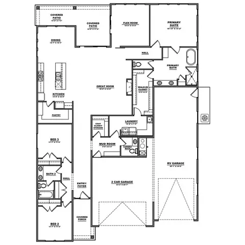 Floorplan - 2357 E Monhegan Dr, Eagle, ID 83616 photo 1 of 1
