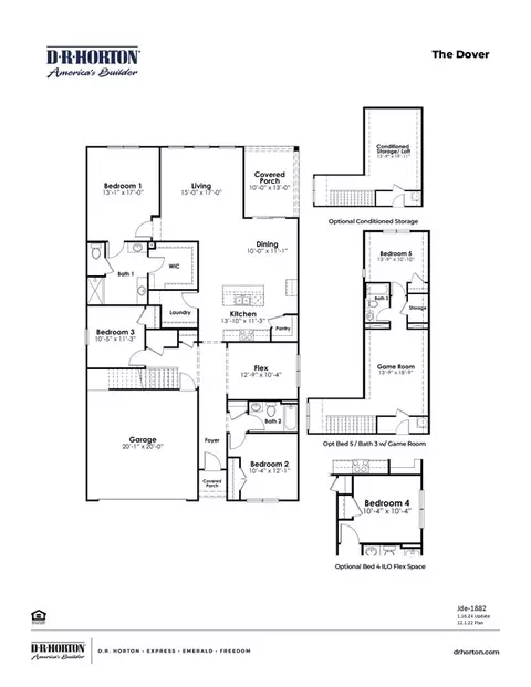 Floorplan - 241 Carver Willow Dr, Loris, SC 29569 photo 1 of 1