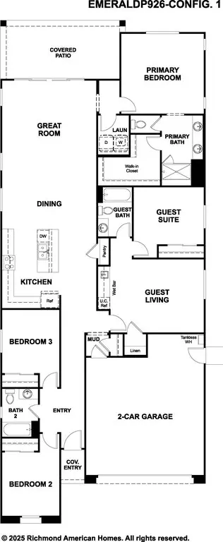 Floorplan - 1713 N 79th Dr, Phoenix, AZ 85035 photo 1 of 1